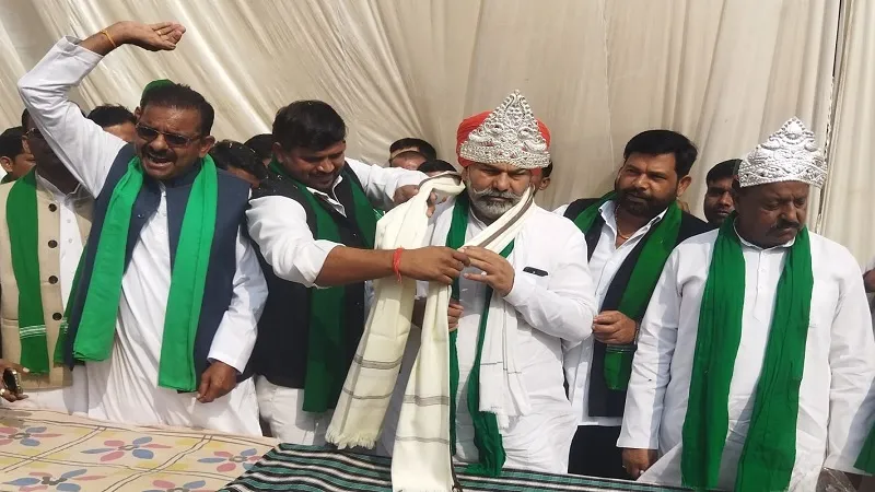 तिजोरी में बंद होंगी रोटी, बंदूक का रहेगा पहरा : राकेश टिकैत 