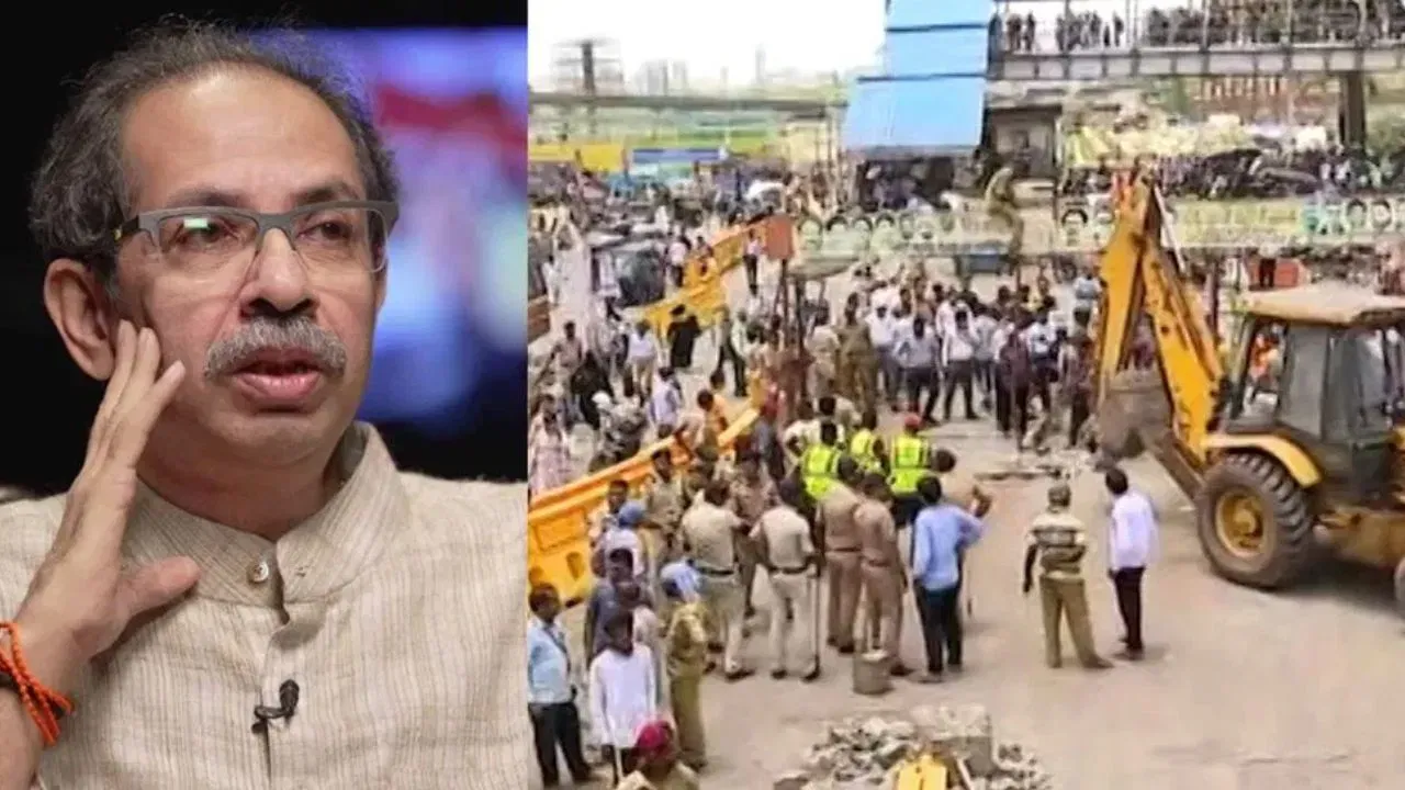 शिवसेना (यूबीटी) की शाखा तोड़े जाने पर उद्धव ठाकरे ने कहा: सत्तासीन लोगों को सिखायी जाएगी सबक 