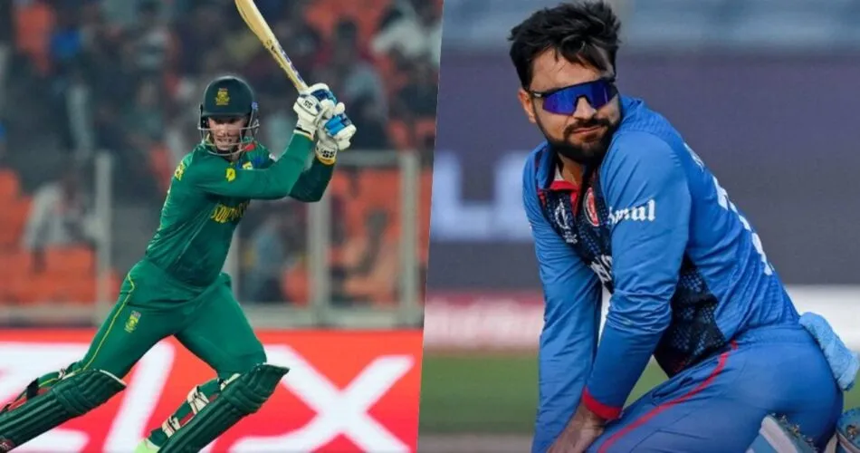 अफगानिस्तान का विश्वकप के सेमीफाइनल में जाने का सपना टूटा, दक्षिण अफ्रीका ने पांच विकेट से हराया