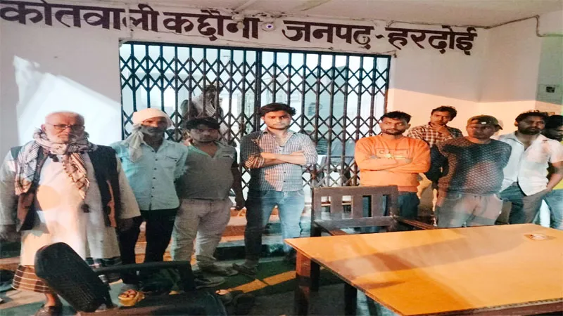 हरदोई: पुलिस ने दबोचे छह जुआरी, सभी ताश के पत्तों पर लगा रहे थे हार-जीत की बाजी