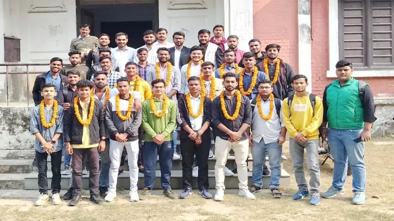 लखनऊ विश्वविद्यालय में एनएसयूआई छात्र संगठन ने नवनियुक्त पदाधिकारियों का किया स्वागत