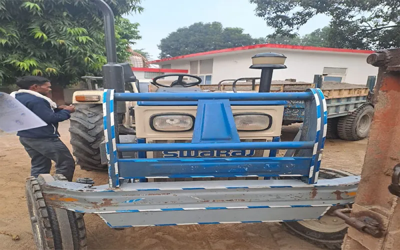 बहराइच: अवैध खनन में लगी तीन ट्रॉली सीज, पांच वाहनों का हुआ चालान