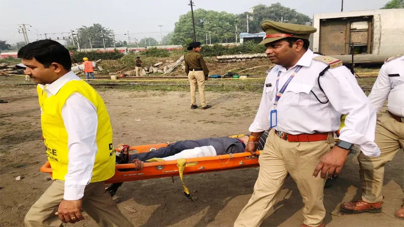 लखनऊ: चारबाग रेलवे स्टेशन पर NDRF-Railway ने किया मॉकड्रिल, ट्रेन हादसे में बचाव कार्य को लेकर DRM ने की समीक्षा