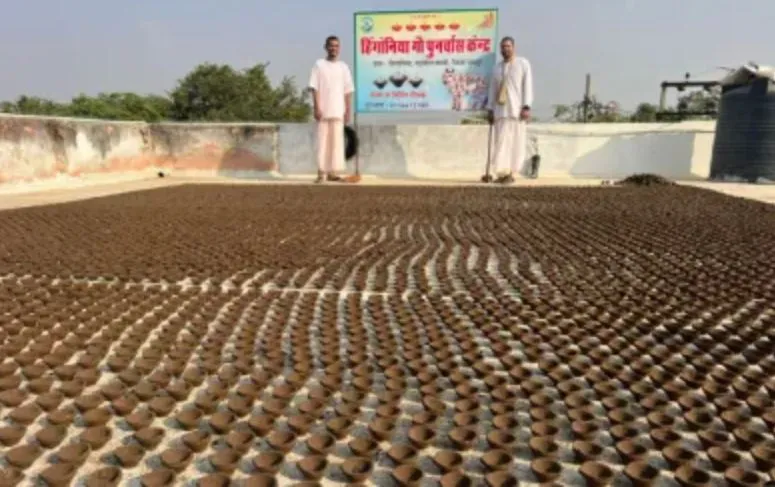 राजस्थान: जयपुर में एक संस्थान ने किये गाय के गोबर से तीन लाख से अधिक दीये तैयार 