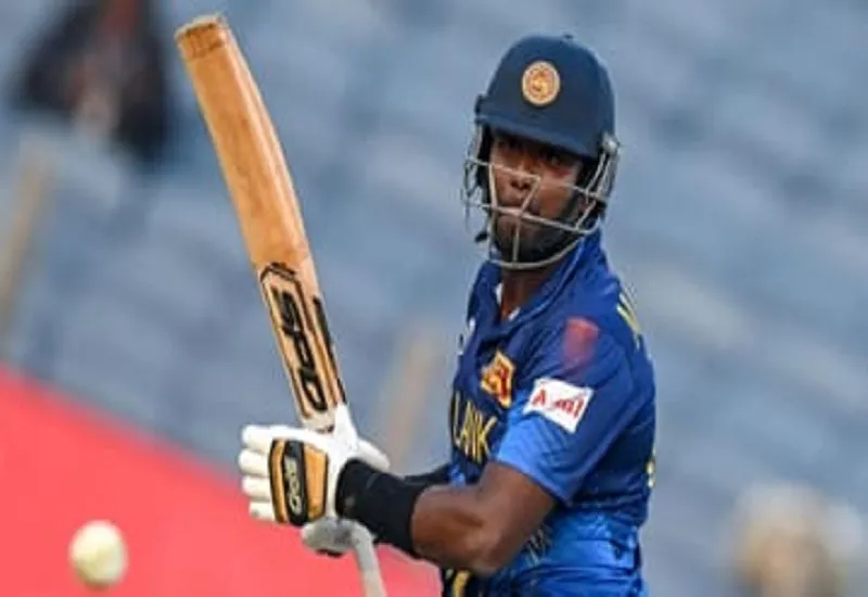 ICC World Cup 2023 : अंतरराष्ट्रीय क्रिकेट में 'टाउम आउट' होने वाले पहले बल्लेबाज बने एंजेलो मैथ्यूज