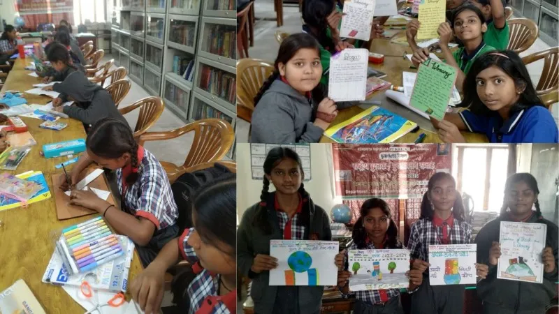 वाराणसी: केंद्रीय विद्यालय पंडित दीनदयाल उपाध्याय नगर में राष्ट्रीय पुस्तकालय-पुस्तक सप्ताह का आयोजन