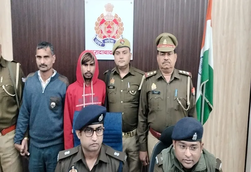 मुरादाबाद : अंतर्जनपदीय वाहन चोर गिरोह का खुलासा, चार अभियुक्त गिरफ्तार 