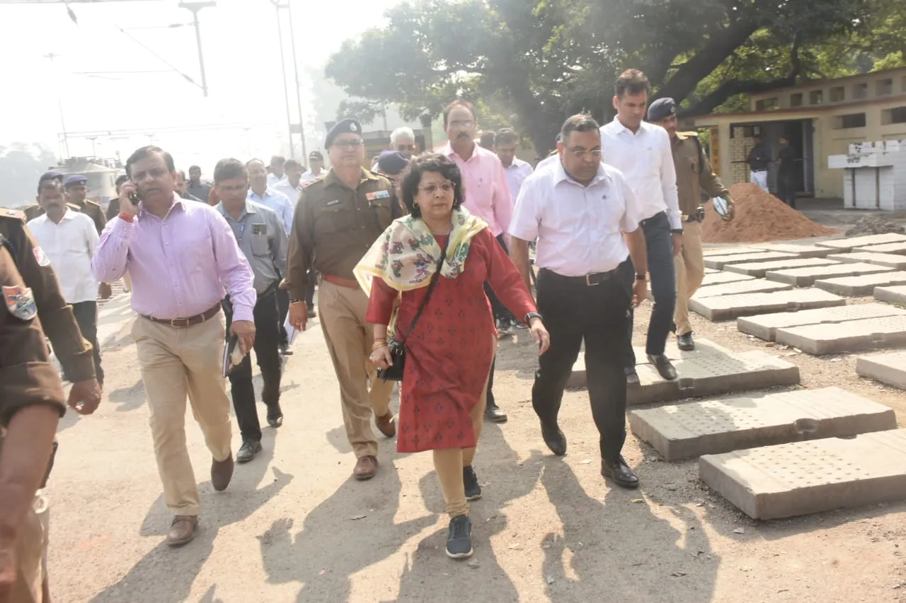रेलवे जीएम ने किया इस रेलखण्ड का विण्डो ट्रेलिंग निरीक्षण,बढ़ेगी सुविधाएं