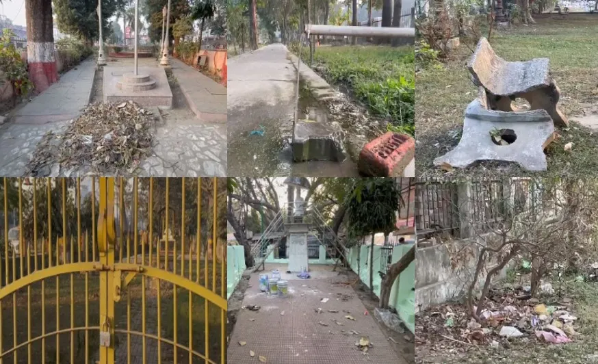 बरेली: शहर के पार्क हुए बदहाल, नगर निगम बनी अंजान 