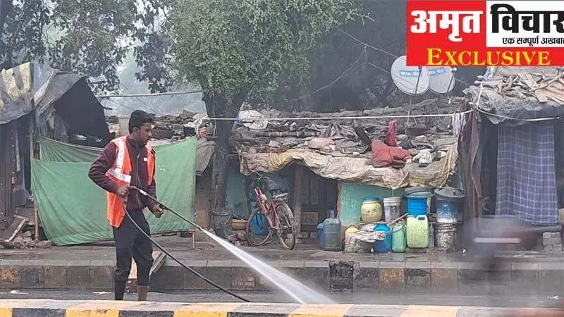 प्रयागराज: संगम की मलिन बस्ती में रहने वालों का छलका दर्द! कहा- काश!, यहां रोज सीएम आएं, जहां कभी नहीं होती थी सफाई, वहां प्रेशर मशीनों से हो रही धुलाई!