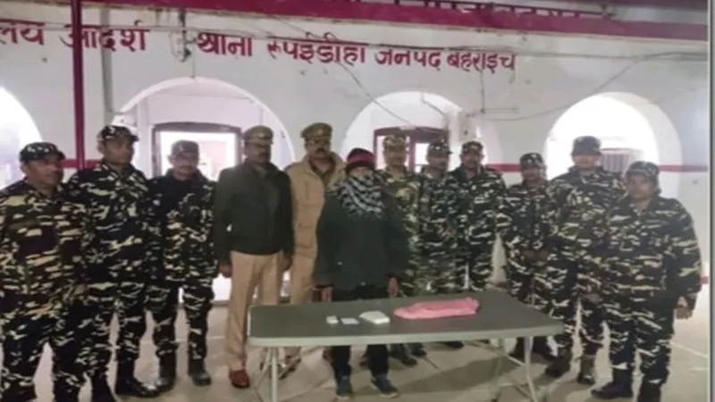 बहराइच: भारत-नेपाल सीमा पर सवा दो किलो चरस के साथ तस्कर गिरफ्तार