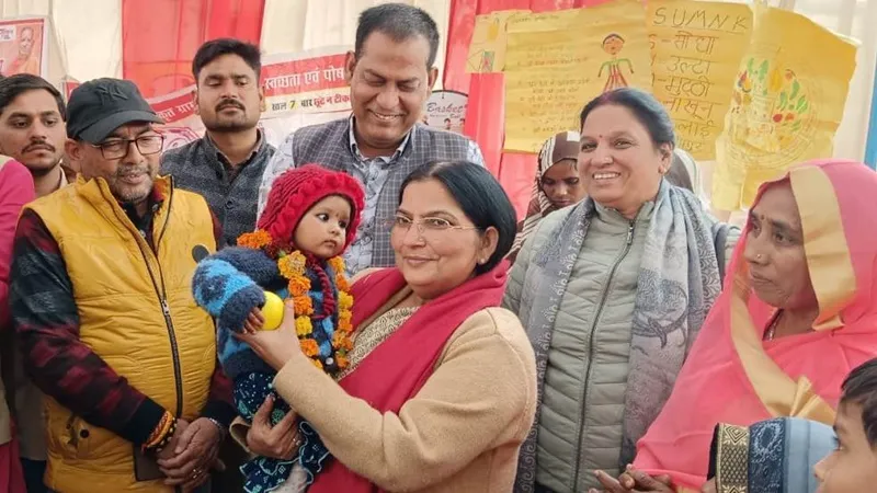 हरदोई: संकल्प यात्रा में बोलीं मंत्री रजनी तिवारी- बिना भेदभाव दिया जा रहा योजनाओं का लाभ