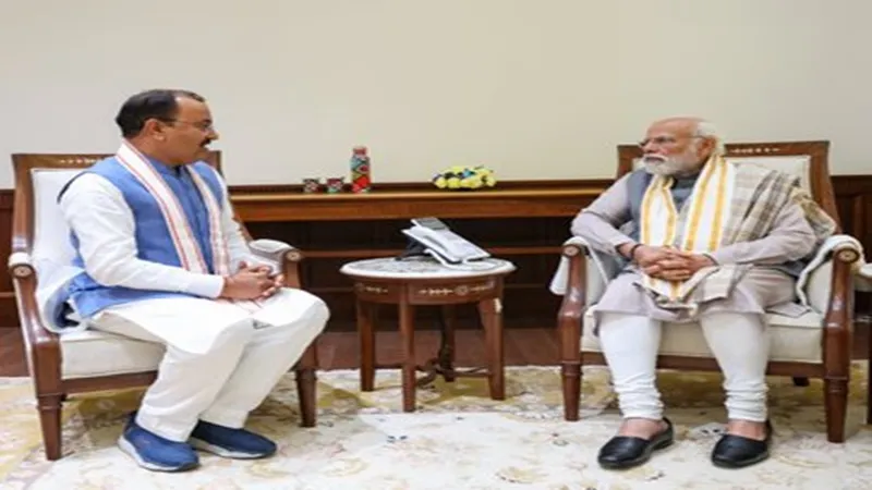दिल्ली पहुंचे केशव मौर्य, पीएम मोदी और अमित शाह से की मुलाकात, विधानसभा चुनावों में जीत की दी बधाई 