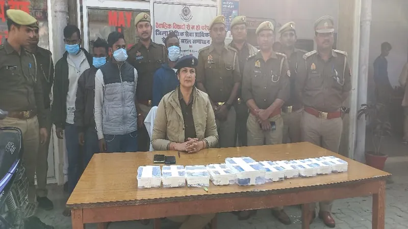 रायबरेली: 1.25 लाख की लूट करने वाले चारों बदमाश गिरफ्तार, जेवर के साथ मोबाइल और असलहा बरामद