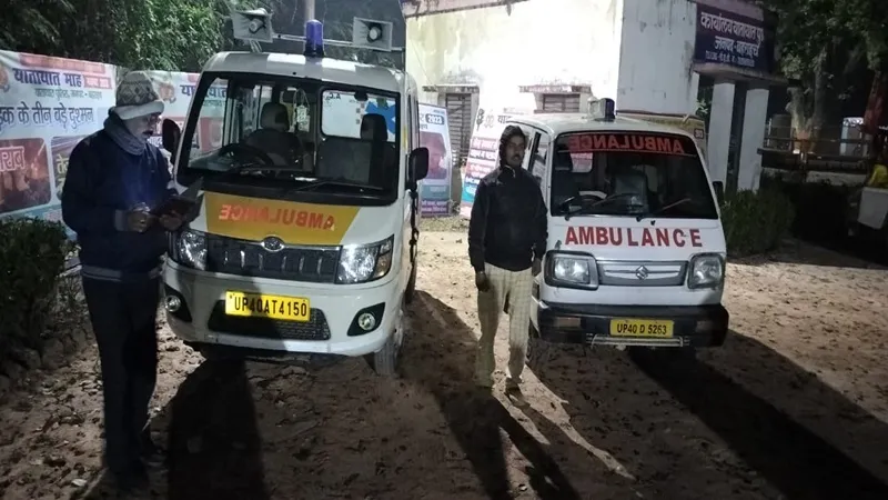 बहराइच: अधूरे कागजात होने पर एम्बुलेंस समेत 108 वाहनों का हुआ चालान