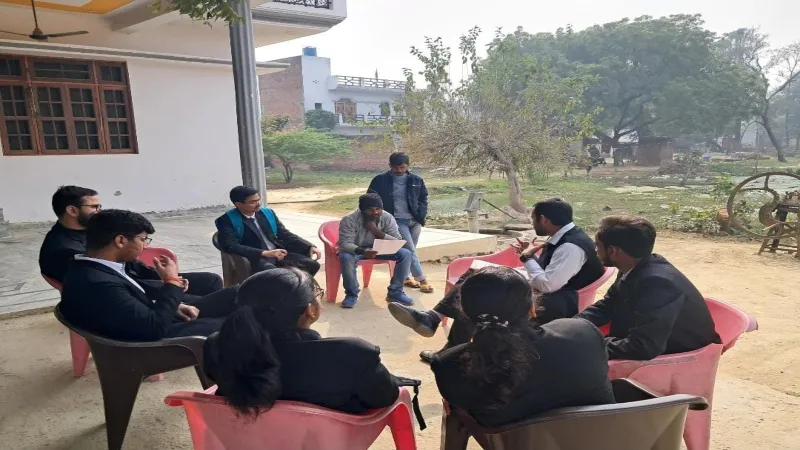 LU ग्रामीणों को देगा निशुल्क विधि परामर्श, प्रोफेसर बोनो क्लब ने लिया बीकेटी चंदाकोडर गांव को गोद