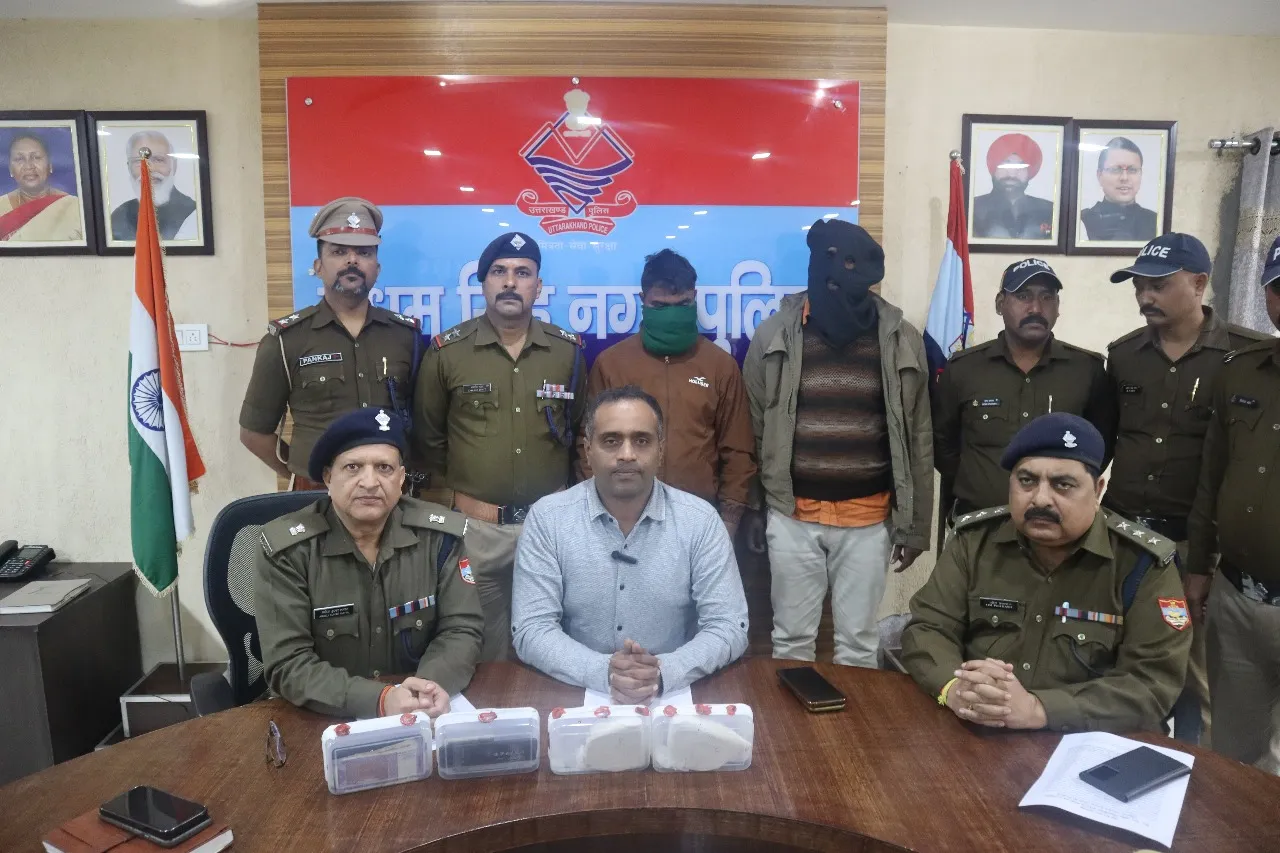 रुद्रपुर: पुलभट्टा पुलिस ने 461 ग्राम स्मैक के साथ दो सौदागर दबोचे