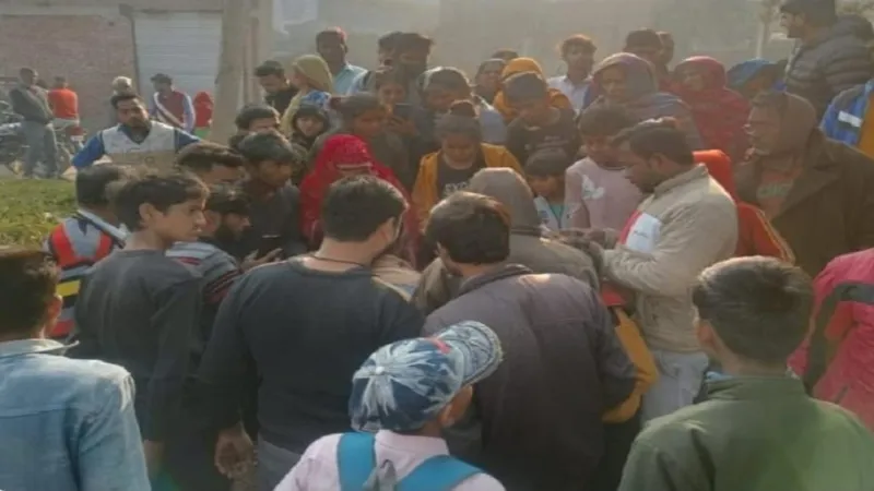 हरदोई : शाहाबाद में नाले में पड़ा मिला नवजात शिशु का शव