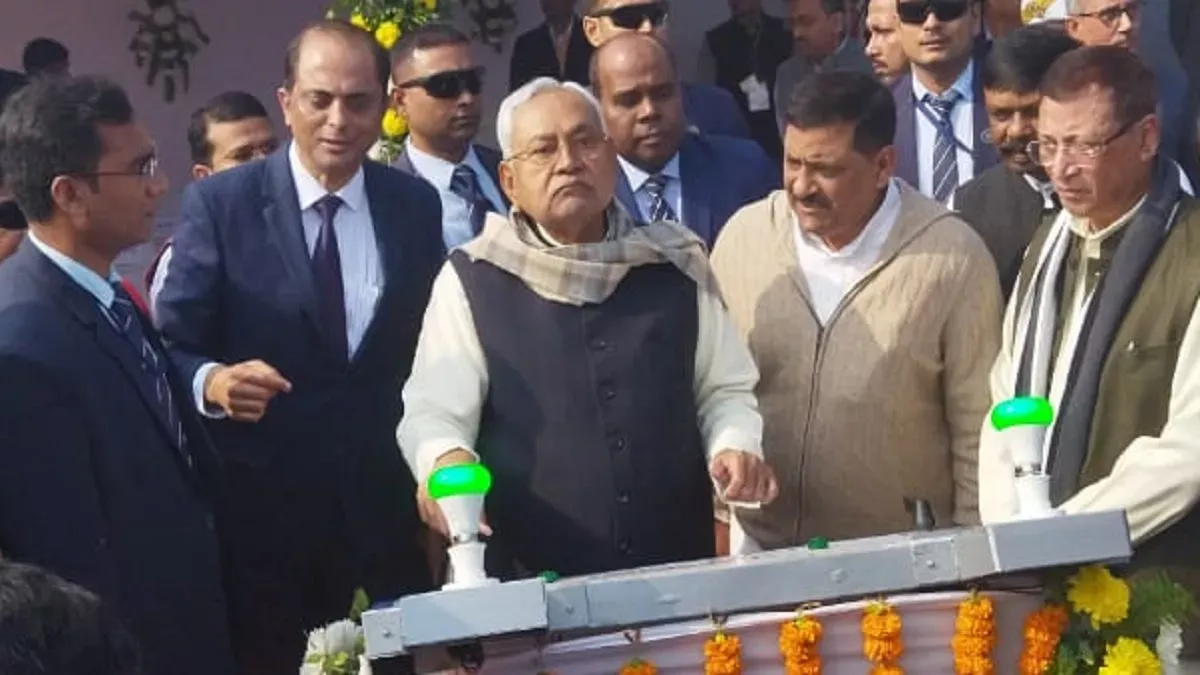 नीतीश कुमार ने नवादा में महत्वाकांक्षी गंगा जल आपूर्ति योजना का किया उद्घाटन 