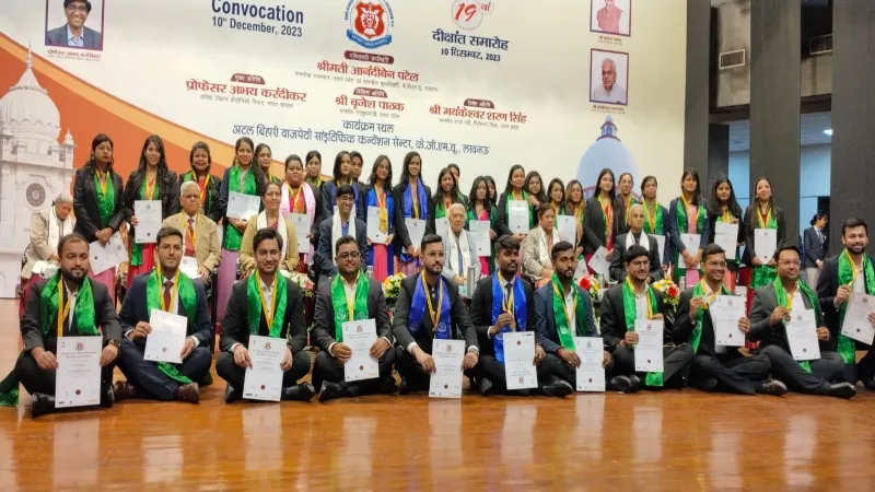 KGMU19th convocation : दीक्षांत समारोह में बोलीं राज्यपाल - आने वाले 15 साल में बेटियों का होगा दबदबा