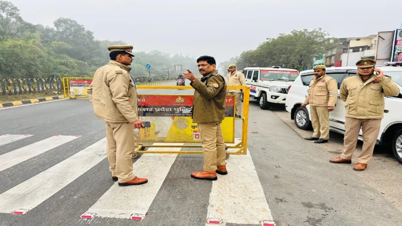 बाराबंकी : हाईवे पर अलर्ट, चप्पे-चप्पे पर रही पुलिस की नजर