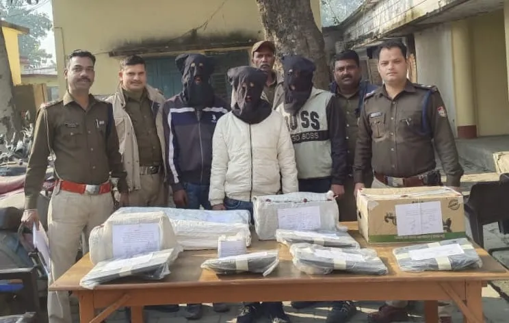 रुद्रपुर: ट्रांसपोर्ट वाहन से चोरी प्रकरण का खुलासा, तीन हुए गिरफ्तार