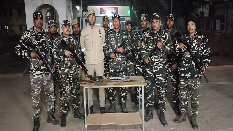 PM के अयोध्या दौरे से पहले बहराइच में मिला बन्दूक और बारूद, SSB और पुलिस ने चलाया जॉइंट ऑपरेशन