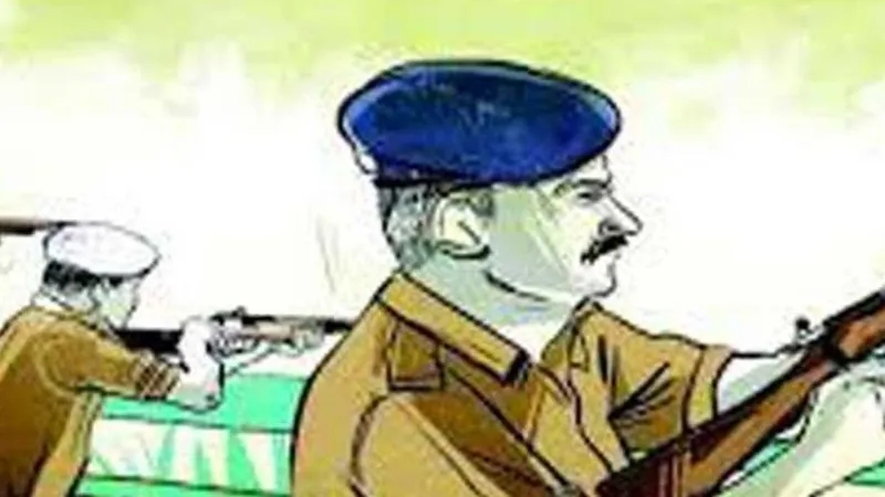 बुलन्दशहर: पुलिस के साथ मुठभेड़ में इनामी बदमाश गिरफ्तार