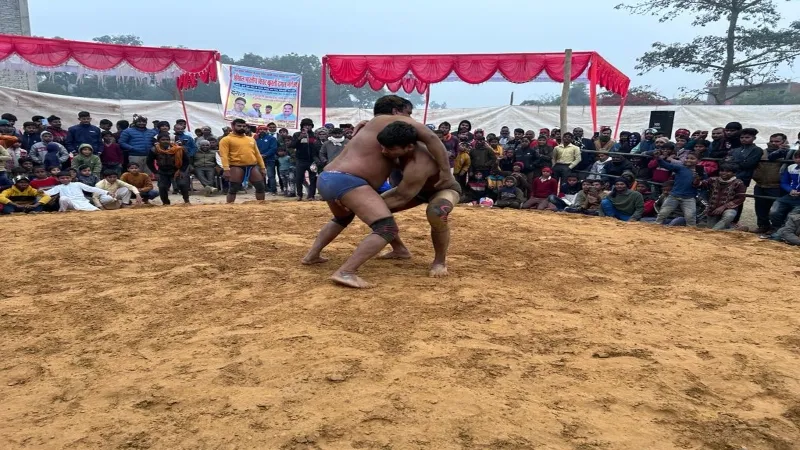 अखिल भारतीय विराट दंगल महोत्सव : अयोध्या के रामदास ने मध्य प्रदेश के भीम सिंह को दी पटखनी 