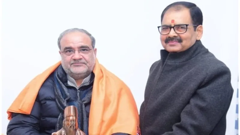 संतकबीरनगर में राजनीतिक अटकलों का दौर जारी, उदयराज तिवारी से मिले BJP अध्यक्ष और संगठन महामंत्री