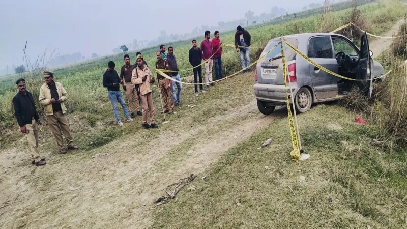 हरदोई : व्यापारी का अपहरण करने वाले दो बदमाश मुठभेड़ में गिरफ्तार, लगी गोली 