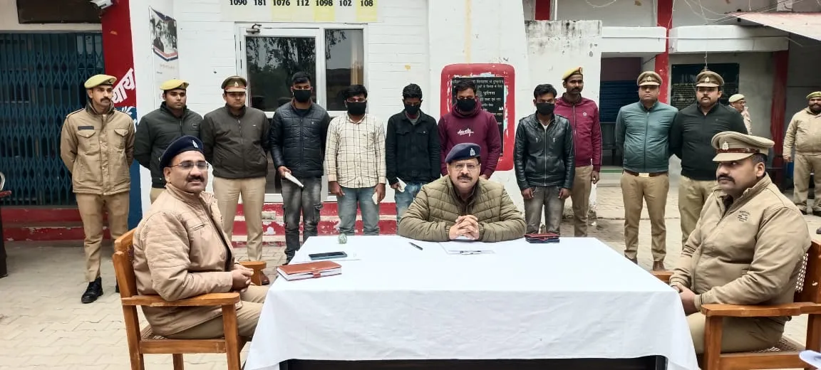 लखीमपुर खीरी: लूटकांड का पुलिस ने किया पर्दाफाश, पांच लुटेरे गिरफ्तार