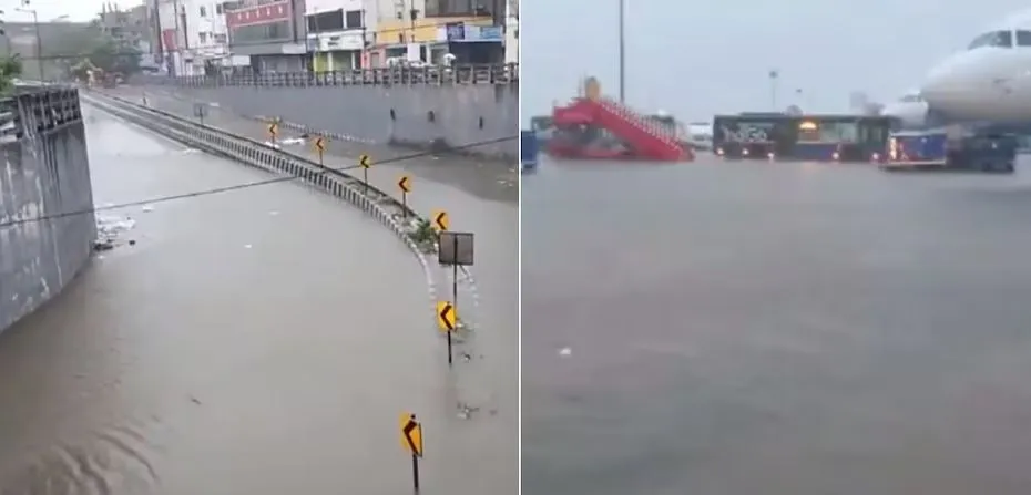 चक्रवाती तूफान के प्रभाव से चेन्नई और आसपास के जिलों में भारी बारिश, तमिलनाडु-आंध्र प्रदेश में स्कूल बंद, 144 ट्रेन कैंसिल