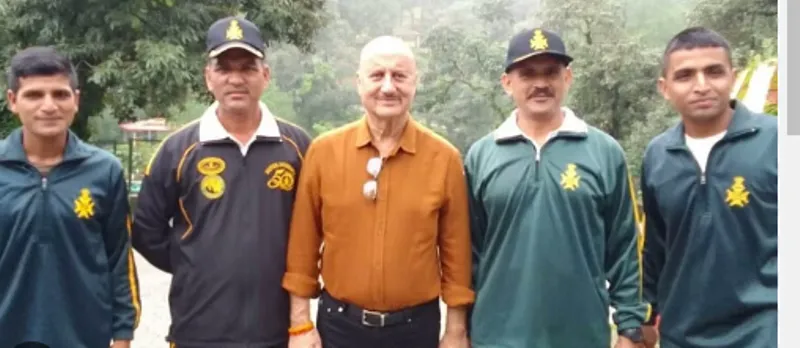 देहरादून: अनुपम खेर पहुंचे लैंसडाउन, आगामी फिल्म की शूटिंग की चल रहीं तैयारियां