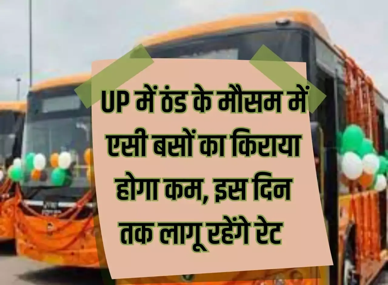 बरेली: सर्दी में रोडवेज की एसी बसों का किराया कम करने पर मंथन, लखनऊ और दिल्ली जाने वाली बसों पर लागू होगा नियम