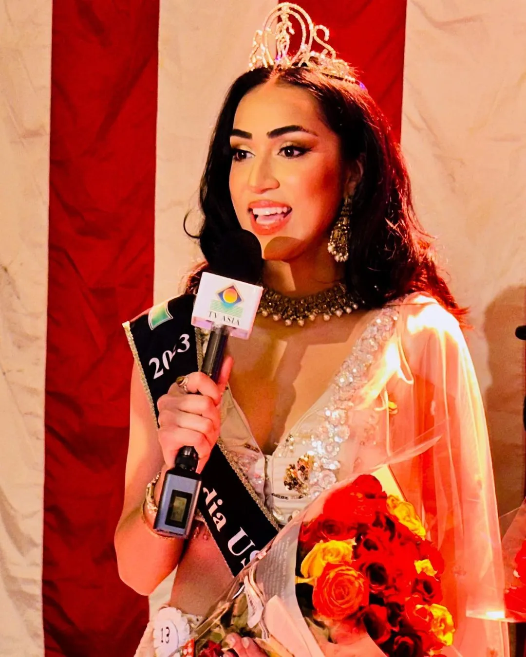 I am so humbled and grateful to say that I am the new MISS INDIA USA 2023!   This could not have been possible without the support of my loving parents and family, Michigan pageant directors @chrysaliscouturem (3)