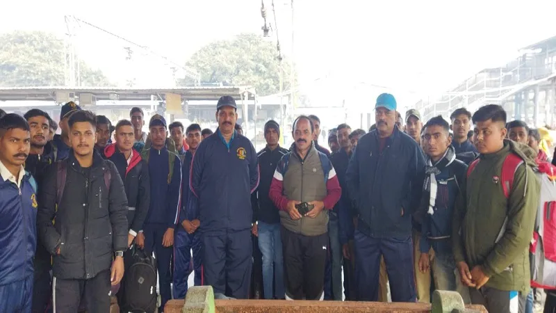 मुरादाबाद: बरेली ग्रुप की एनसीसी कैडेट टीम केरल ट्रैकिंग कैंप के लिए रवाना
