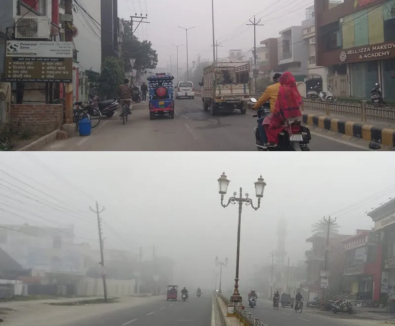 रामपुर : कोहरे से बढ़ी सर्दी, सड़कों पर रेंगते रहे वाहन...बरतें ये सावधानियां
