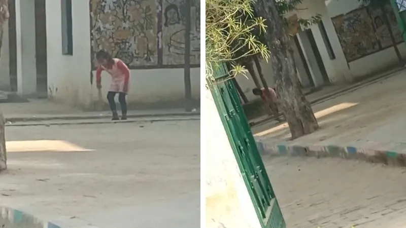 Kanpur News: सरकारी स्कूल में छात्रा लगा रही झाडू, सोशल मीडिया पर वीडियो हो रहा वायरल