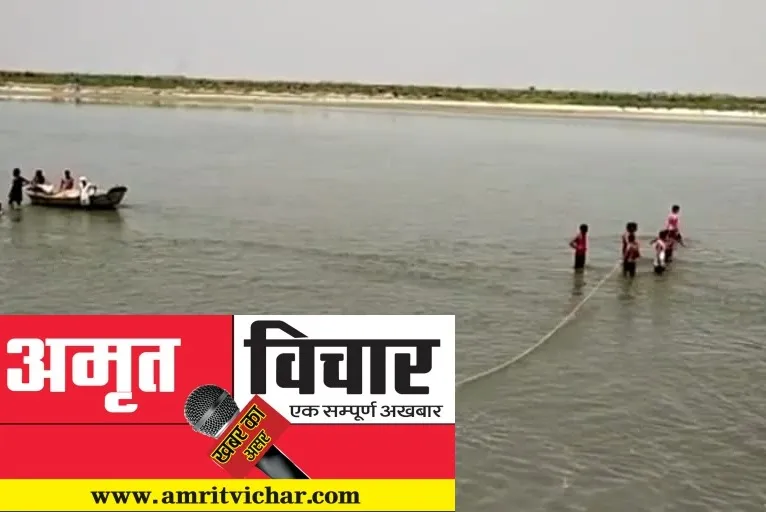 Farrukhabad: अमृत विचार की खबर का हुआ असर, माघ मेले के पहले ही गंगा में गिरने से रोक दिया गंदा नाला