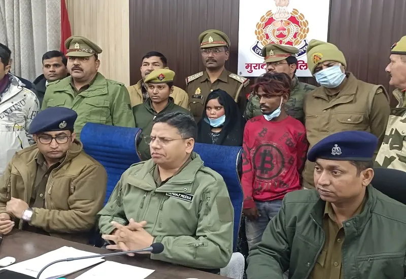 मुरादाबाद : चार माह के राजकुमार को चोरी करने वाले पड़ोसी दंपती को दबोचा, बच्चा भी सकुशल बरामद