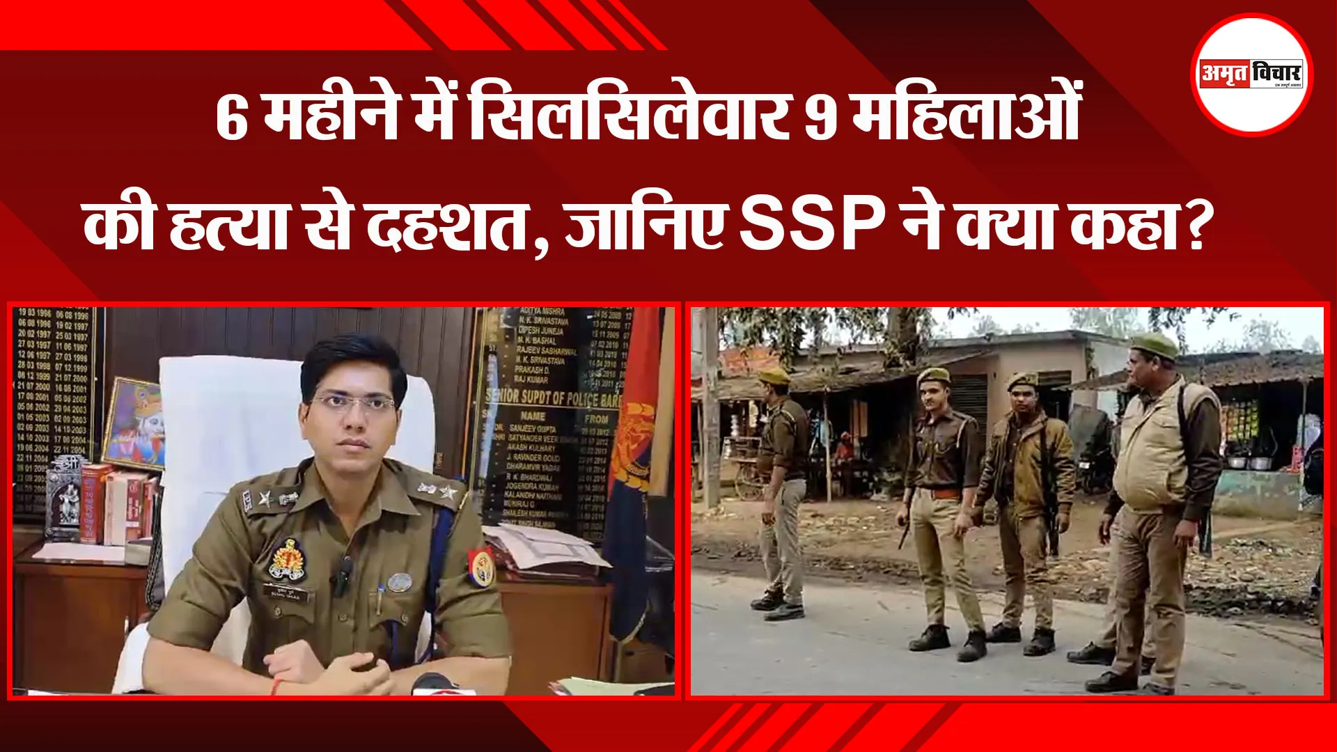 बरेली: 6 महीने में सिलसिलेवार 9 महिलाओं की हत्या से दहशत, जानिए SSP ने क्या कहा?