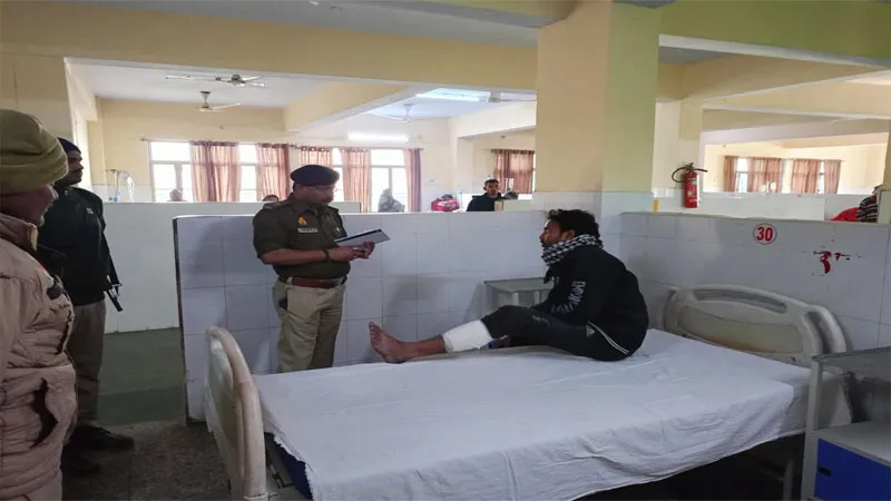 अंबेडकरनगर: पुलिस से हुई मुठभेड़ में गो तस्कर गिरफ्तार, एक पुलिसकर्मी घायल