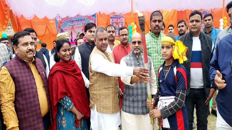 बहराइच: कबड्डी, दौड़ में पयागपुर और योगासन में फखरपुर ब्लॉक रहा अव्वल, शिक्षिकाओं की रंगोली ने मोहा मन