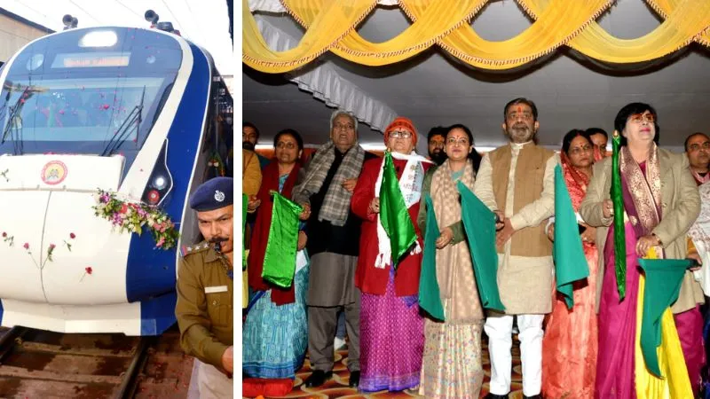 Kanpur: शहरवासियों को मिली नई सौगात, अयोध्या से चलकर आई वंदेभारत, सतीश महाना व सत्यदेव पचौरी ने दिखाई हरी झंडी