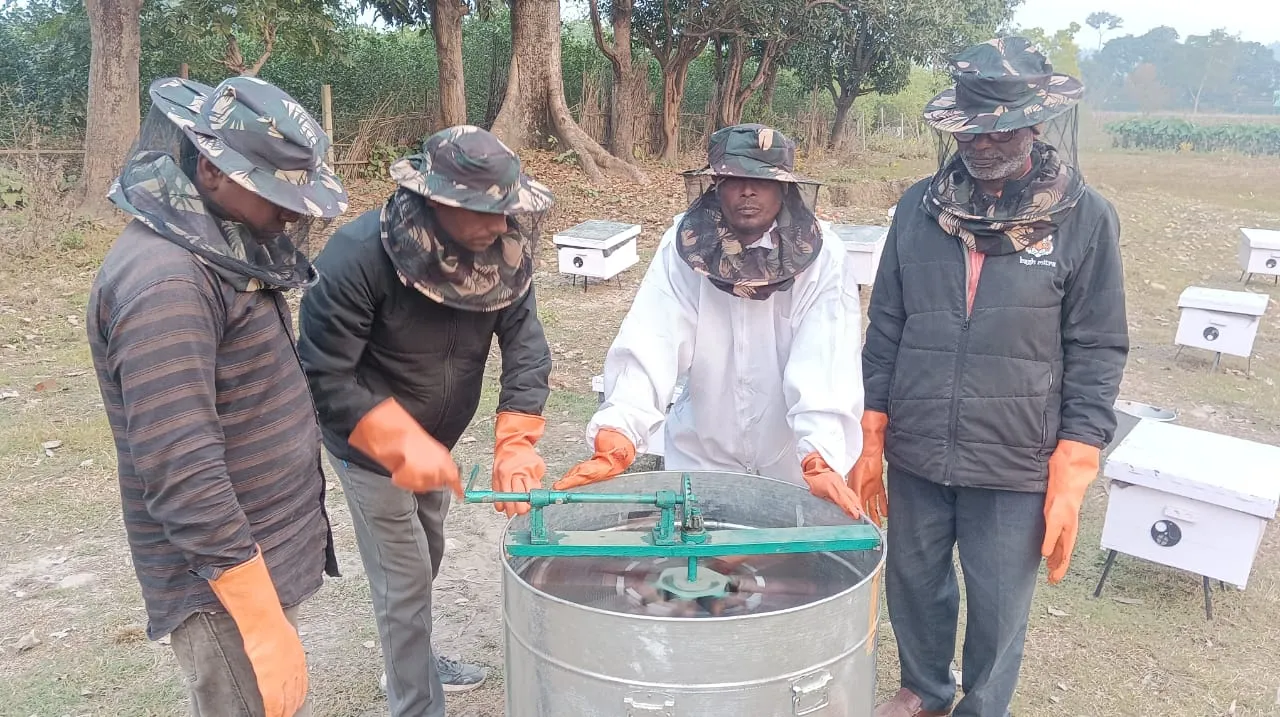 पीलीभीत :आर्गेनिक शहद का उत्पादन कर आत्मनिभर्रता की इबारत लिख रहे तराई के किसान,मिल रहा सम्मान..जानिए मामला