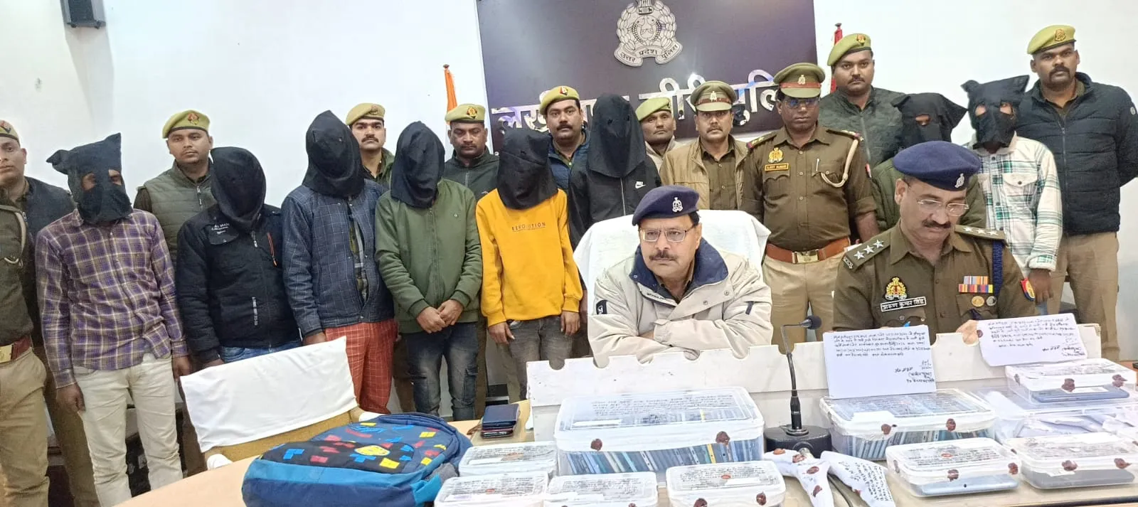 लखीमपुर-खीरी: झारखंड का गैंग कर रहा था लूट और चोरी की वारदात, आठ गिरफ्तार