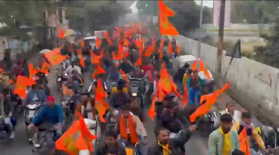 बदायूं: विश्व हिंदू परिषद ने मनाया रामलला प्रतिष्ठा महोत्सव, शहर में निकाली बाइक और कलश यात्रा