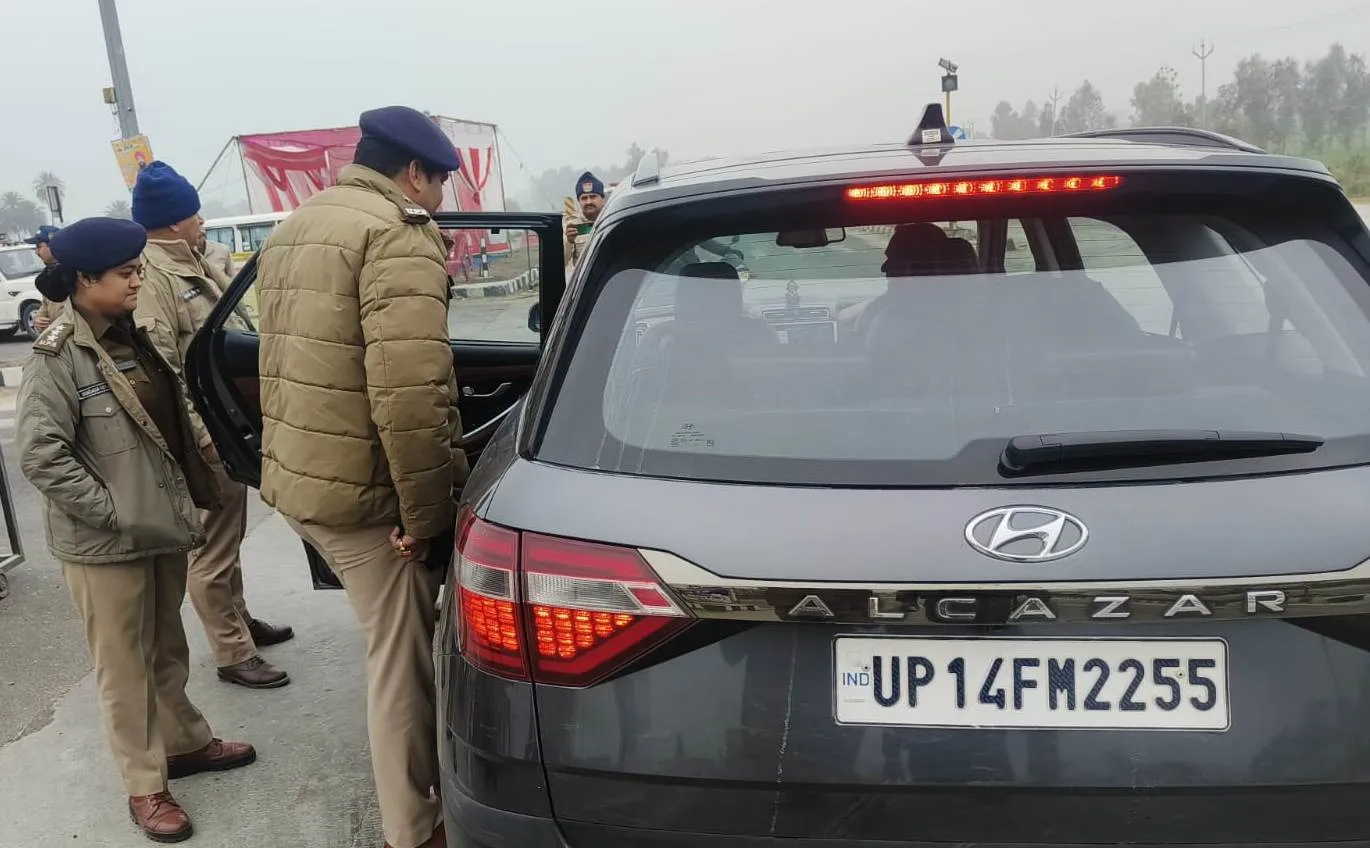 काशीपुर: पुलिस ने बॉर्डर पर चलाया चेकिंग अभियान, शराब पीकर वाहन चलाने वालों की खैर नहीं