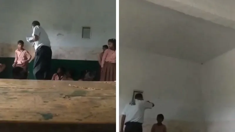 Kanpur News: प्राथमिक विद्यालय में स्केल पटरी से छात्र-छात्रा को अध्यापक ने पीटा, वीडियो सोशल मीडिया पर वायरल